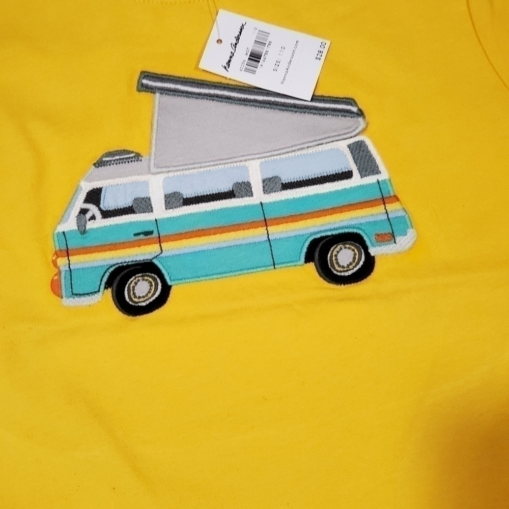 Hanna Andersson Surf Wagon Beach T-Shirt 110 cm US 5 NWT - Picture 6 of 6